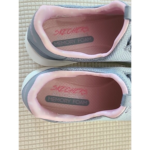 NWOB Skechers Ultra Flex 2.0 149185 Gray Pink Sz 8.5 Slip On Walking Shoes - Picture 7 of 11